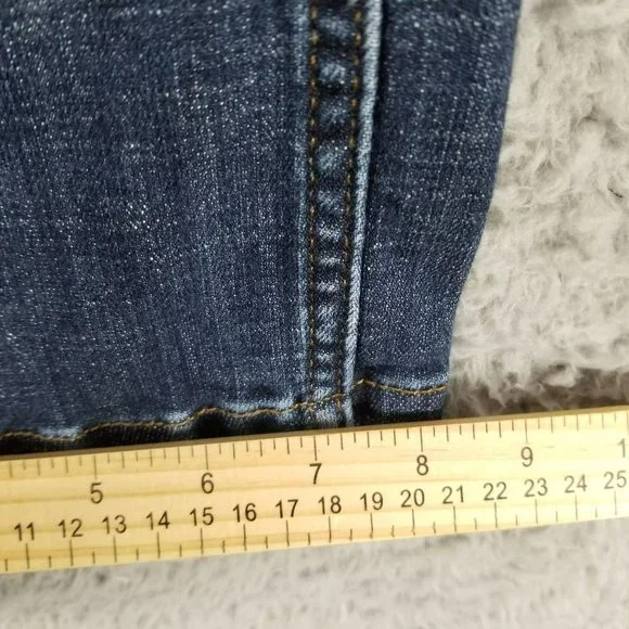 Wrangler Jeans Mens 33x30 Retro Dark Wash Stretch Mid Rise Slim Boot - Picture 9 of 16